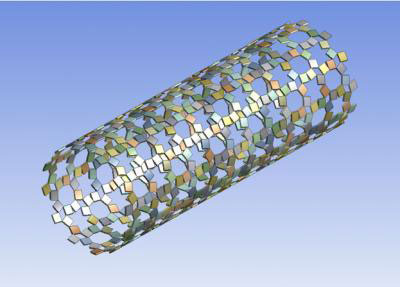 3-D model of the the new class of auxetic metamaterials