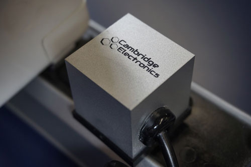 laptop power adapter made by Cambridge Electronics using GaN transistors