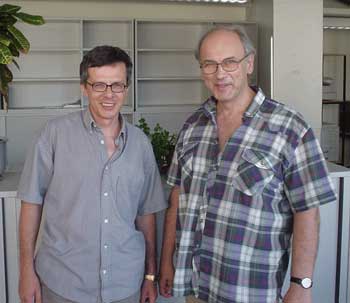 Professors Gorban (right) and Karlin