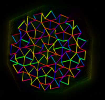image of a quasicrystal lattice