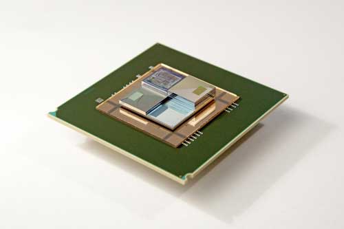 Three-dimensional chip stack