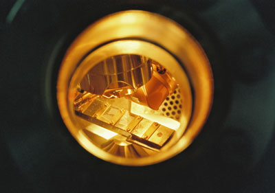 View into a spectrometer