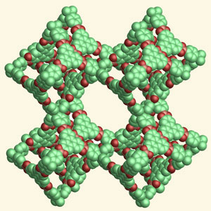 >Structure of a covalent organic framework