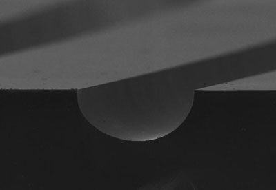 Aufnahme einer Küvette mit einem Rasterelektronenmikroskop