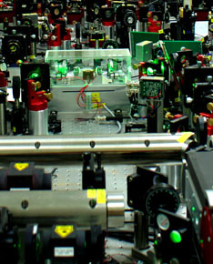 >The experiment array from the ARC Centre of Excellence for Quantum-Atom Optics at ANU.