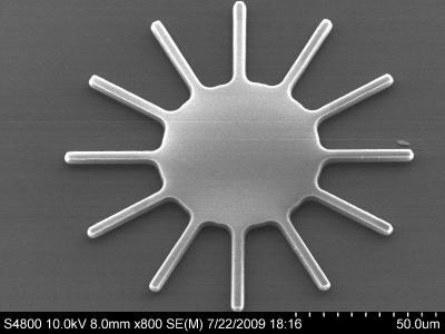 Researchers are developing a new class of tiny mechanical devices containing vibrating, hair-thin structures that could be used to filter electronic signals in cell phones and for other more exotic applications