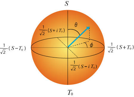Bloch sphere of a spin qubit