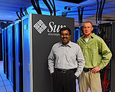 Srinivas Aluru, left, and Steve Nystrom