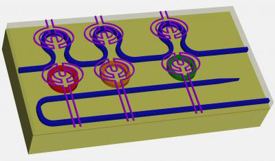 Design Diagram of the New Silicon Microring Resonators