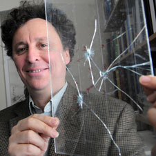 Alain Karma examined how cracks form in different materials