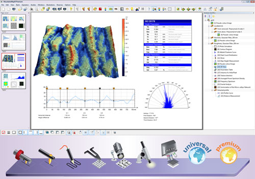 MountainsMap 6 instrument-oriented surface analysis solutions based upon Digital Surf’s Mountains Technology software platform, with 64 bit native code and optimal exploitation of multicore technology