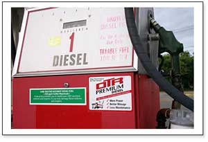 Diesel with nanotechnology tags