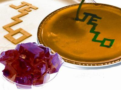Jello-O type desserts can provide a safe, inexpensive way to teach kids about the microfluidic devices at the heart of lab-on-a-chip, inkjet printing and other technologies