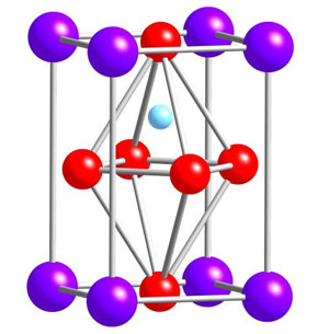 Crystal structure of KNBT after the application of an electric field