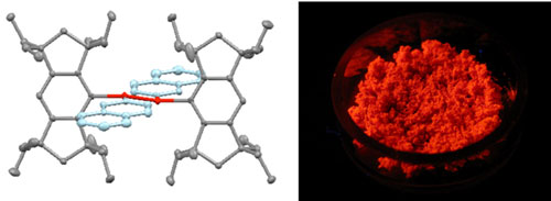 The x-ray crystal structure of a new compound with silicon–silicon double bond and naphthyl groups
