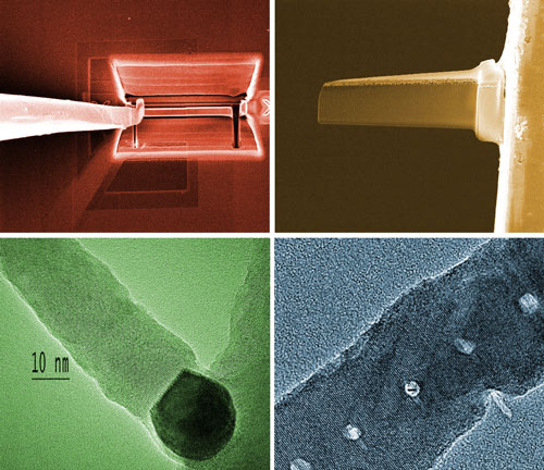 First images taken by the high-resolution electron microscope TITAN CUBED 80-300 at the Institute of Physics of the Polish Academy of Sciences