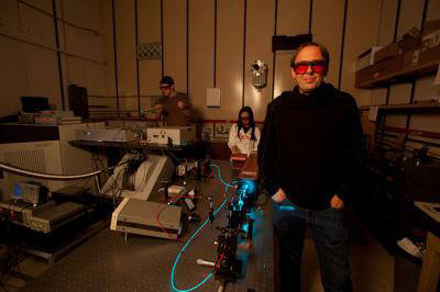 University of Utah physicist Christoph Boehme, shown here in his lab