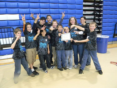 first Lego League team Storm System