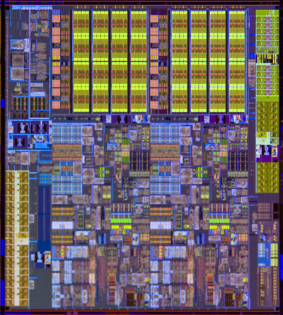 Intel 32nm Westmere chip 