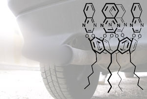 Supramolecular sensor and car exhaust