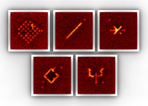 Atomic patterns in a quantum gas