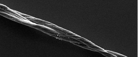 A power cable made entirely of iodine-doped double-walled carbon nanotubes