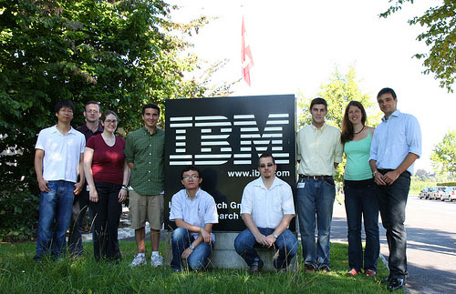 IBM summer interns in Zurich