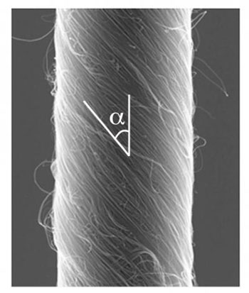 3.8-micron Diameter Carbon Nanotube Yarn