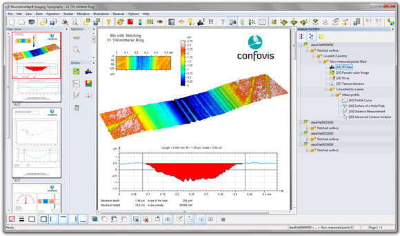 MountainsMap imaging and surface analysis software provides real-time 3D imaging