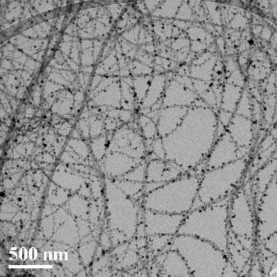 multiwalled carbon nanotubes coated with silver nanocrystals