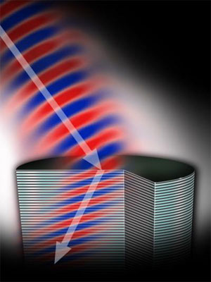 Novel Semiconductor Structure Bends Light 'Wrong' Way