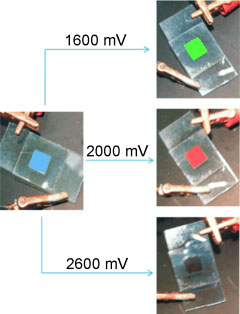 Porous polymer gel as electroactive photonic crystal for color displays