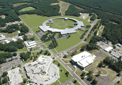 Rendering of the National Synchrotron Light Source II as it will appear on the Brookhaven campus