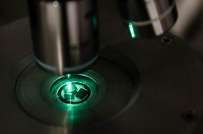 Semiconductor Material, Cadmium Sulfide, Being Cooled by a Laser Beam