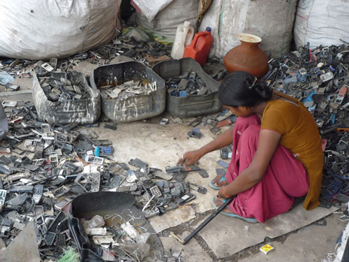 Plastics recycling in Delhi