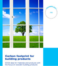 Carbon footprint for building products