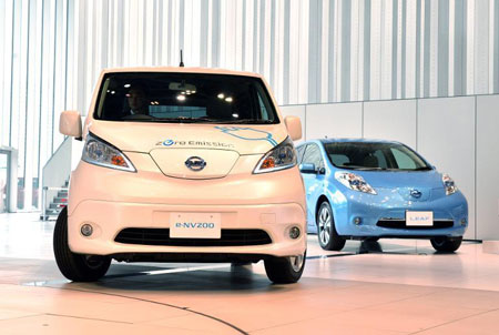 Nissan Motor's electric vehicles