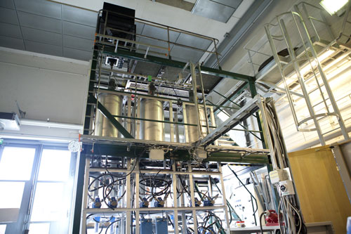 pilot plant that converts CO2 and slag into Precipitated Calcium Carbonate