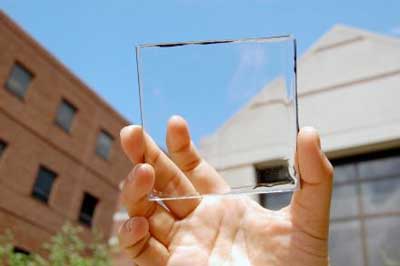 see-through solar cell