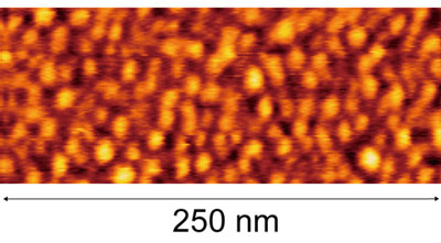ultra-high surface density quantum dots