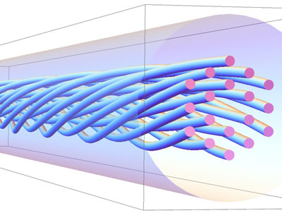 Structure of a photonic crystal fibre