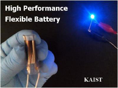 High Performance Flexible Battery
