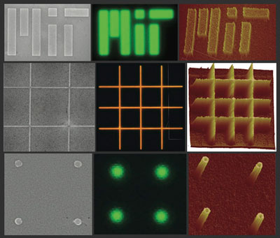 Nanopatterned Electrically Conductive Films of Semiconductor Nanocrystals