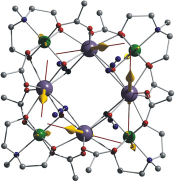 experimental structure of a transition metal cluster