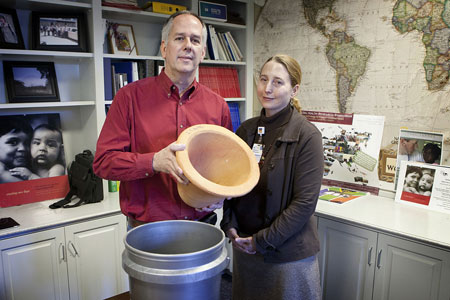 James Smith, professor of civil and environmental engineering, and Dr. Rebecca Dillingham