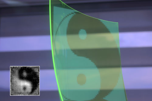 image on sensor surface