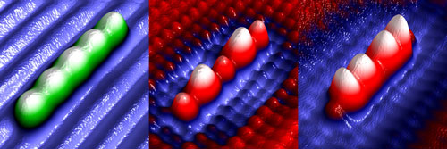 quantum states of an artificial atomic defect structure in silicon