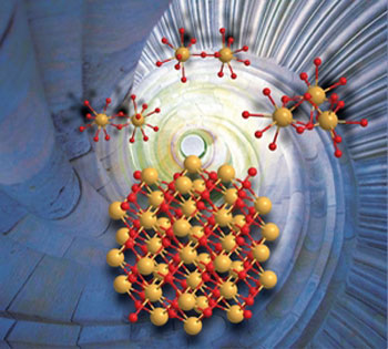 Cerium (IV) dimers and trimers form in aqueous solution nanometer-sized cerium dioxide crystals