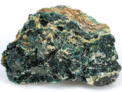A sample of the mineral herbertsmithite. 