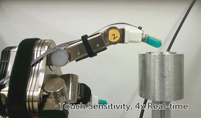 A robotic hand, or gripper
